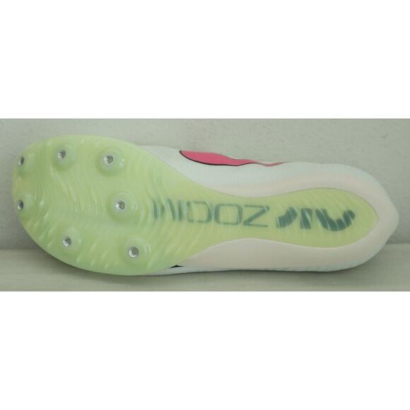 Nike DH5359-100 Men's Size 10.5 White/Pink Air Zoom Maxfly Track Spikes - Picture 5 of 11